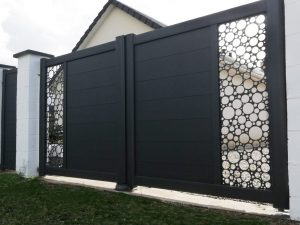 portail alu design linea