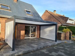 pergola bioclimatique alu stores fermes