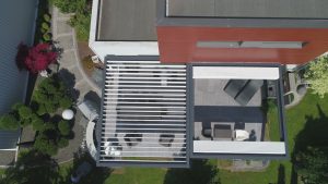 pergola bioclimatique toit rétractable