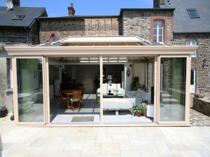 veranda double pente dune