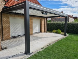pergola bioclimatique aluminium terrasse