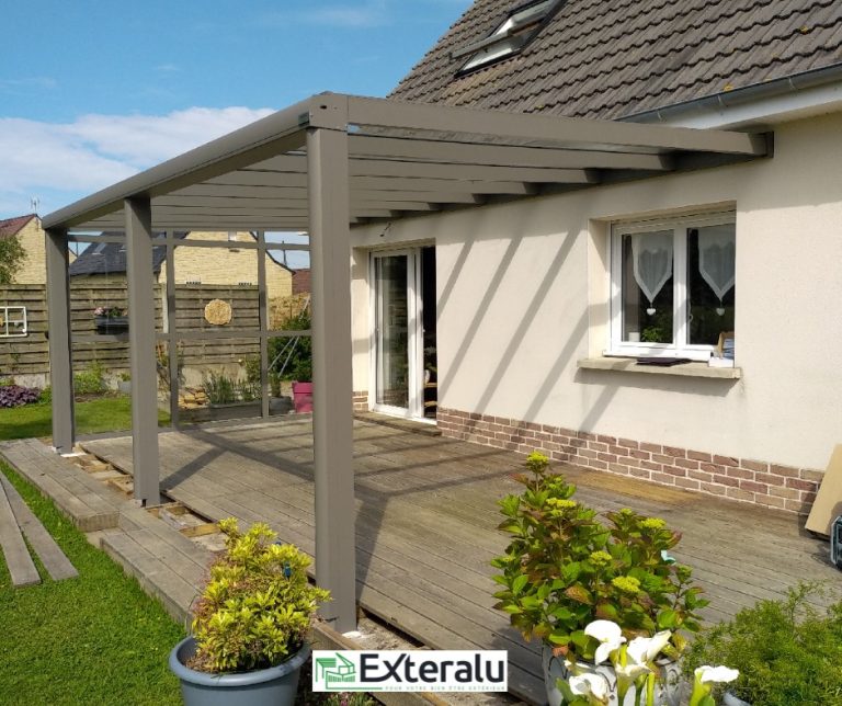 pergola en verre terrasse