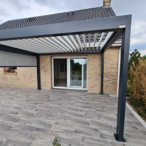 pergola bioclimatique alu lamelles ouvertes pergola bioclimatique alu lamelles ouvertes